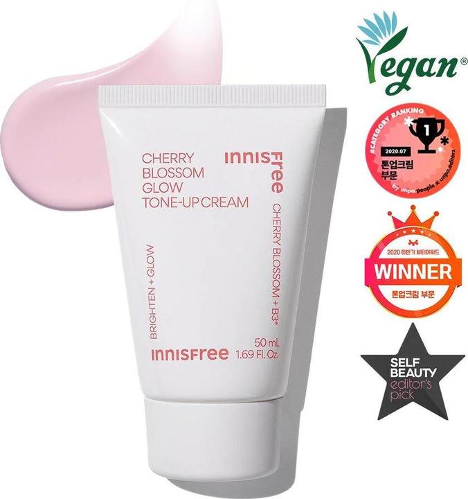 Immagine prodotto Innisfree - Crema tonificante Cherry Blossom Glow 50mL (50 ml, Crema 24h)