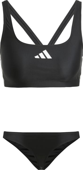 Productafbeelding adidas Damesbikini, 3 strepen, V-rug, maat 36, zwart/wit, 40 (40)