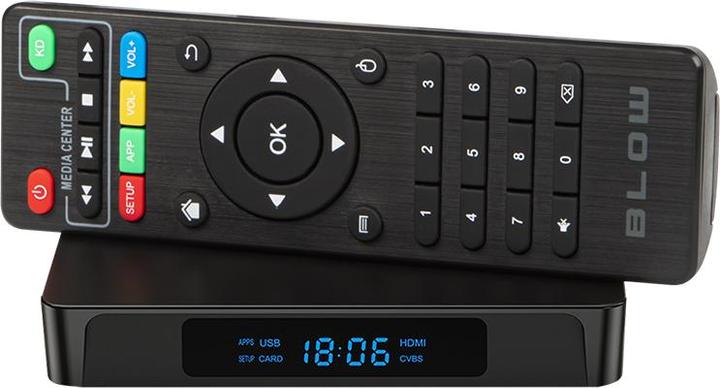 Produktbild Blow 77-303# Smart TV box Black 4K Ultra HD Wi-Fi Ethernet LAN (16 GB, Android 10)