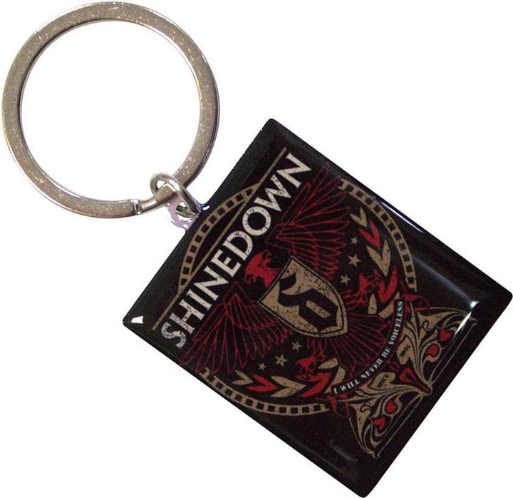Actual product image Shinedown I Will Never Be Voiceless Photo Print Keyring
