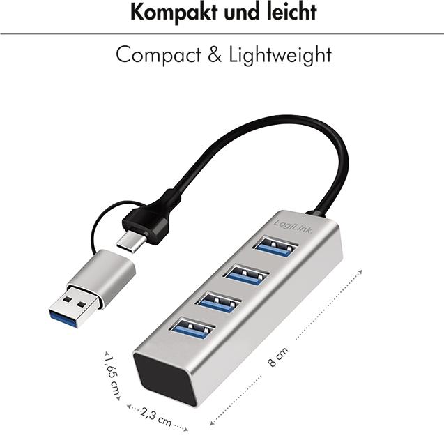 Produktbild LogiLink Prüfen (USB-C, 4 Ports)
