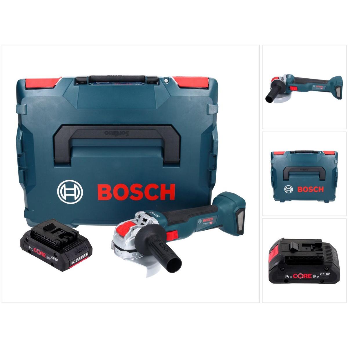 Bosch Professional, Winkelschleifer, Bosch GWX 18V-10 Professional Akku Winkelschleifer 18 V 125 mm X-LOCK Brushless + 1...