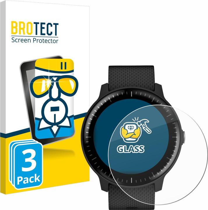 Immagine prodotto BROTECT Protezione dello schermo in vetro temperato corazzato (Vivoactive 3 Musica)