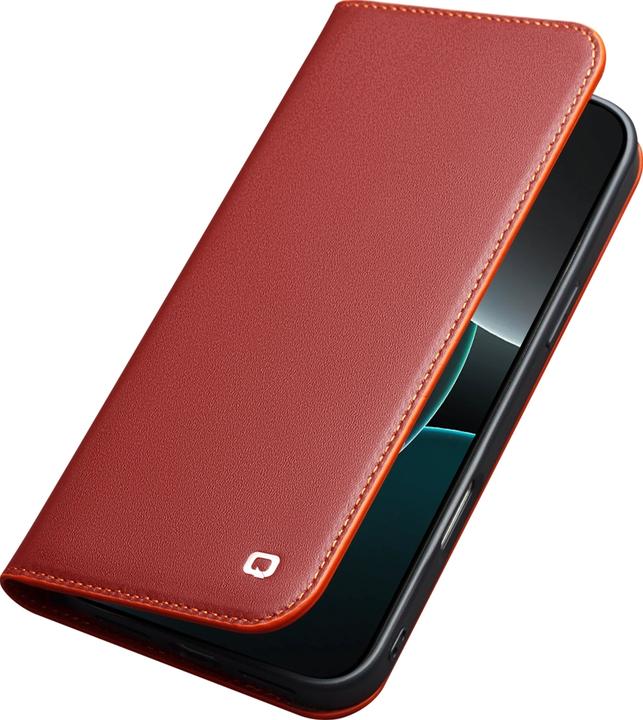 Image du produit QiAlino Fourre Flip Matt Wallet cuir véritable (Apple iPhone 17 Pro)