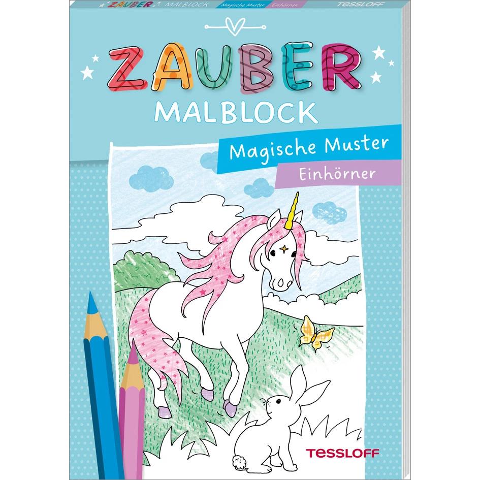 Tessloff Zaubermalblock. Magische Muster. Einhörner
