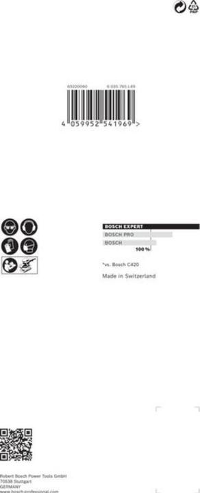 Image du produit Bosch Professional Zubehör EXPERT C470 Papier abrasif à 8 trous pour ponceuses vibrantes, 93 x 186 mm, G 240, 10 pcs. (240)