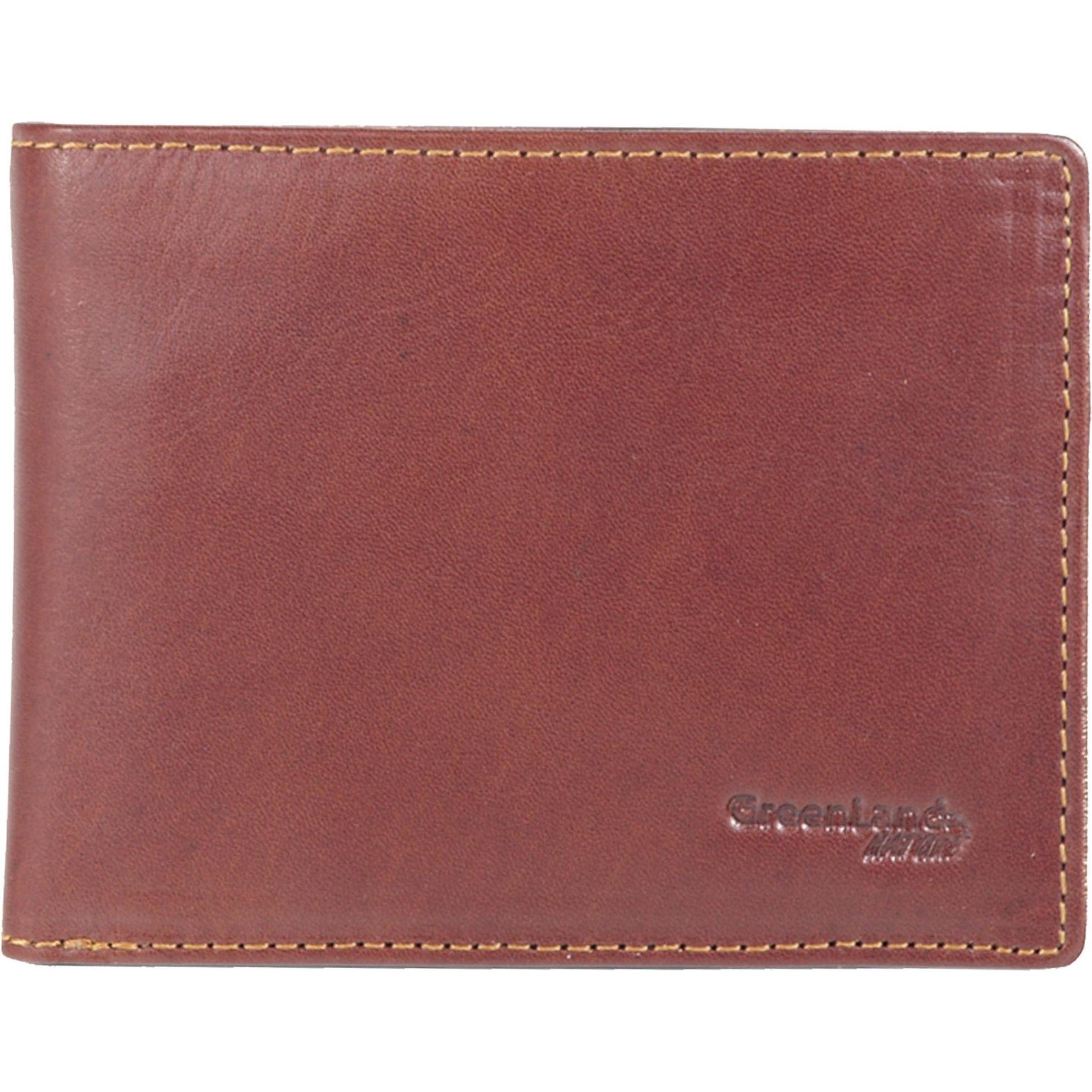 Greenland Nature, Herren, Portemonnaie, Rubin Geldbörse Leder 12,5 cm, Braun
