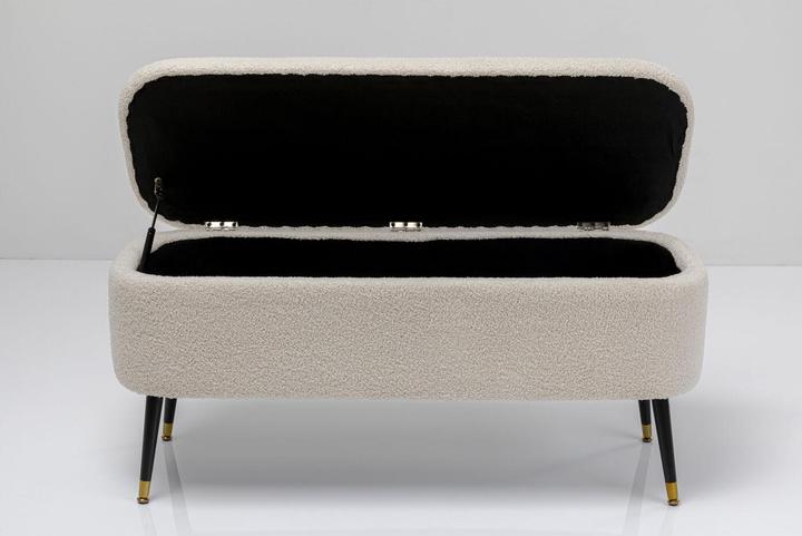 Image du produit Kare Design Banc coffre Rico Blanc (109 cm)