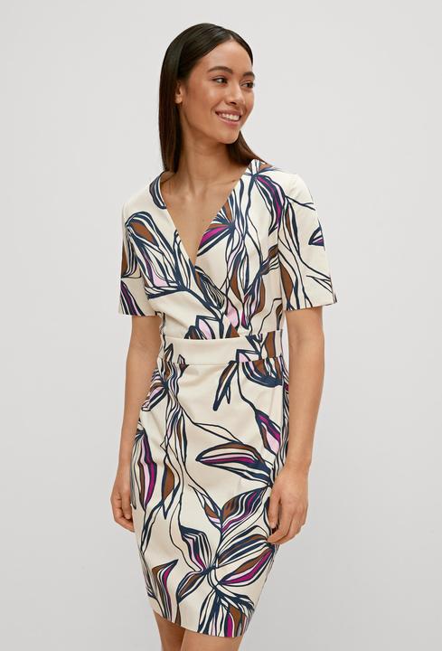 Produktbild Comma Kleid Etuikleid mit floralem Muster (36)