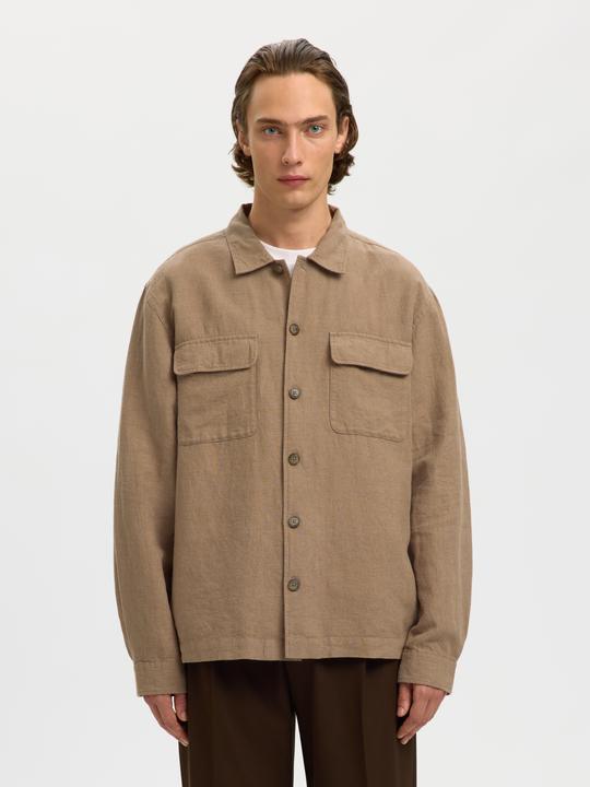 Immagine prodotto Selected Slh-Leroy Linen Blend Overshirt Ls Noos (M)