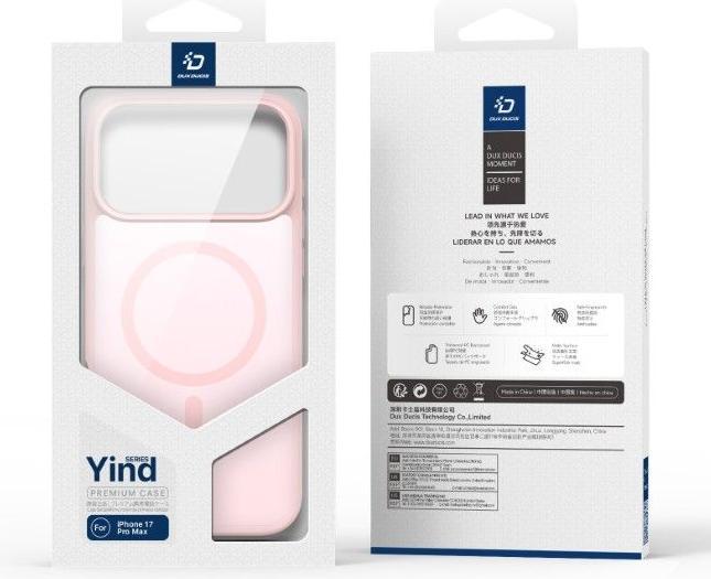 Immagine prodotto Dux Ducis DUCIS iPhone 17 Pro Max Case with MagSafe - Pink (Apple iPhone 17 Pro Max)