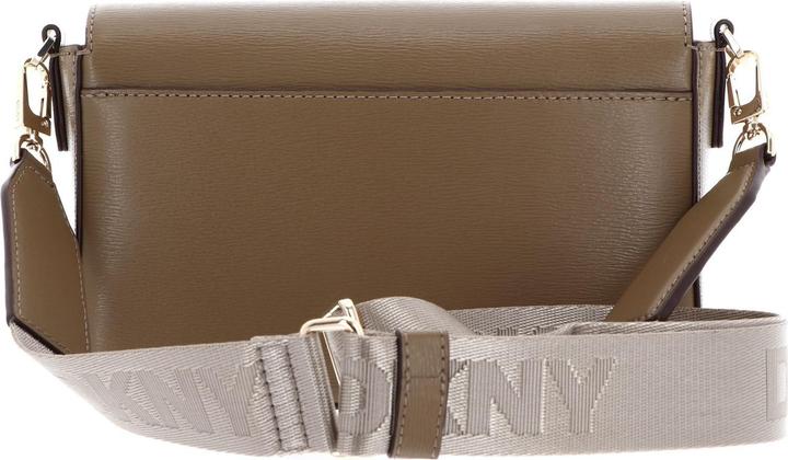 Actual product image DKNY Schoudertas Bryant Ave Flap Crossbody Bag Shitake Taupe