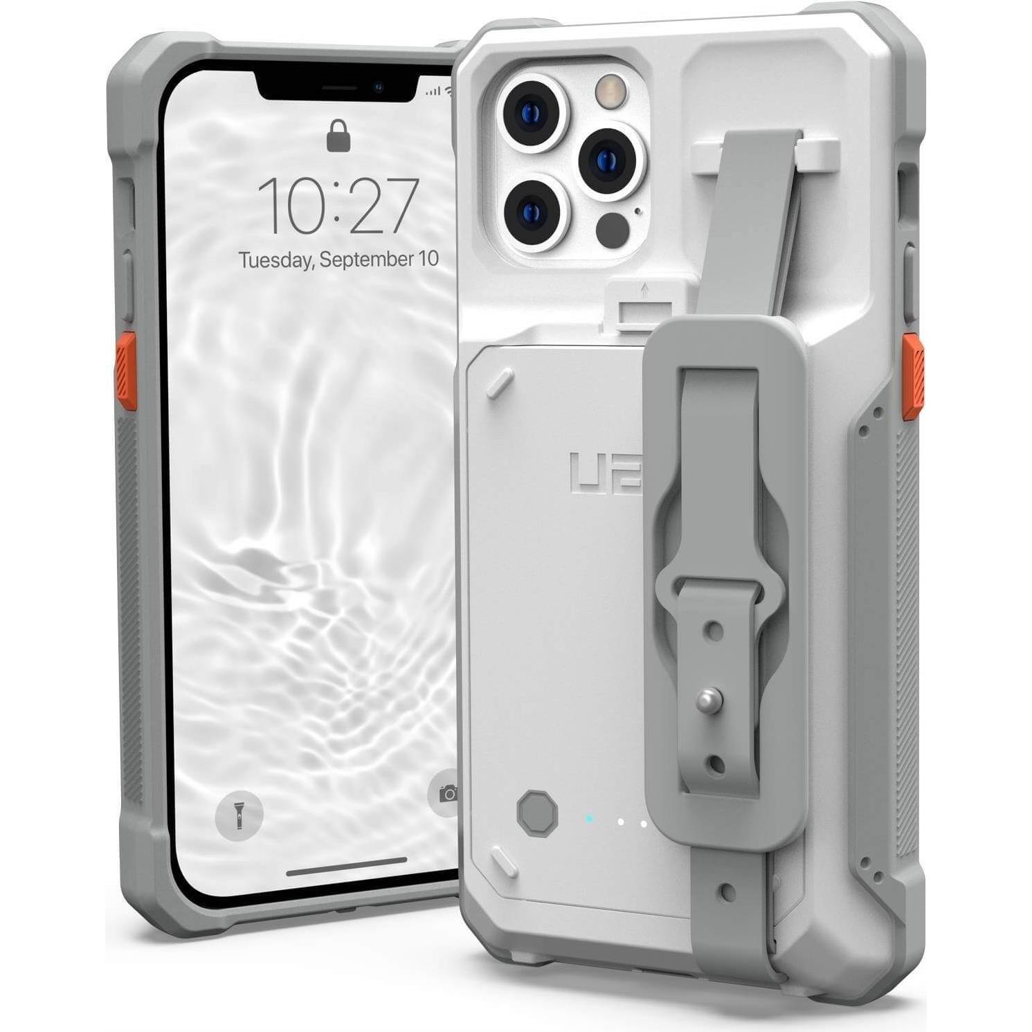 UAG Custodia per batteria Workflow per Apple iPhone 13 (Apple iPhone 14, Apple iPhone 13), Cover smartphone, Grigio