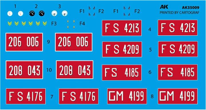 AK Interactive AUTOMOTORE FS 206/207/208 SOGLIOLA RAIL SHUNTER 1/35