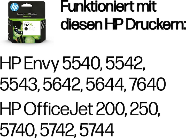Produktbild HP 62xl (BK)