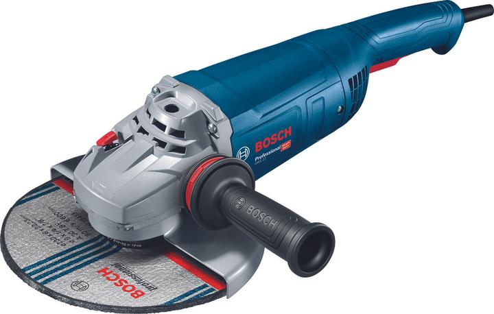 Cardboard box, Additional handle Vibration Control (2 608 900 001), Mounting flange (1 605 703 099), Clamping nut (1 603 340 040), Cover protection (1 619 P15 668), Two-hole spanner (1 607 950 048)