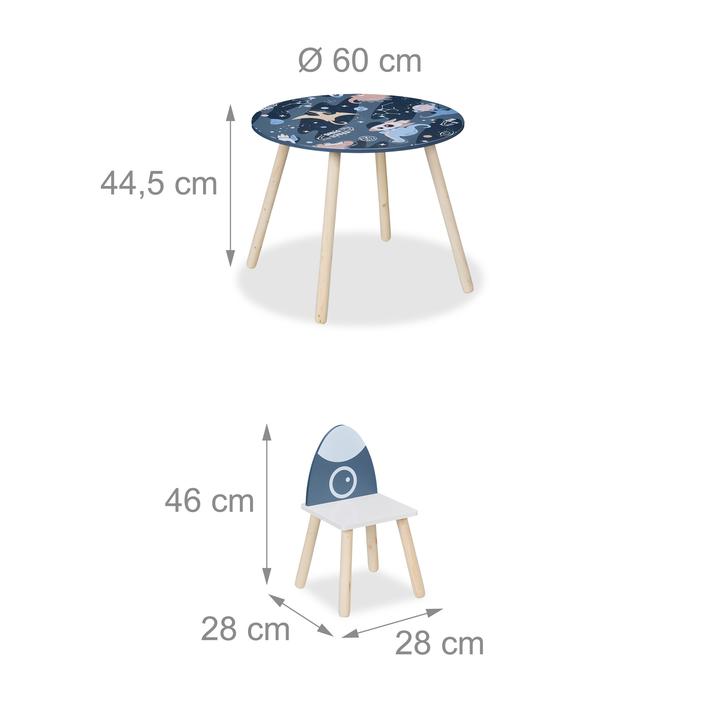 Actual product image Relaxdays Children's seating group (Child seating group)