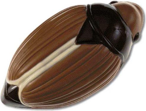 Hans Brunner Schokoladenform Maikäfer, 4-teilig