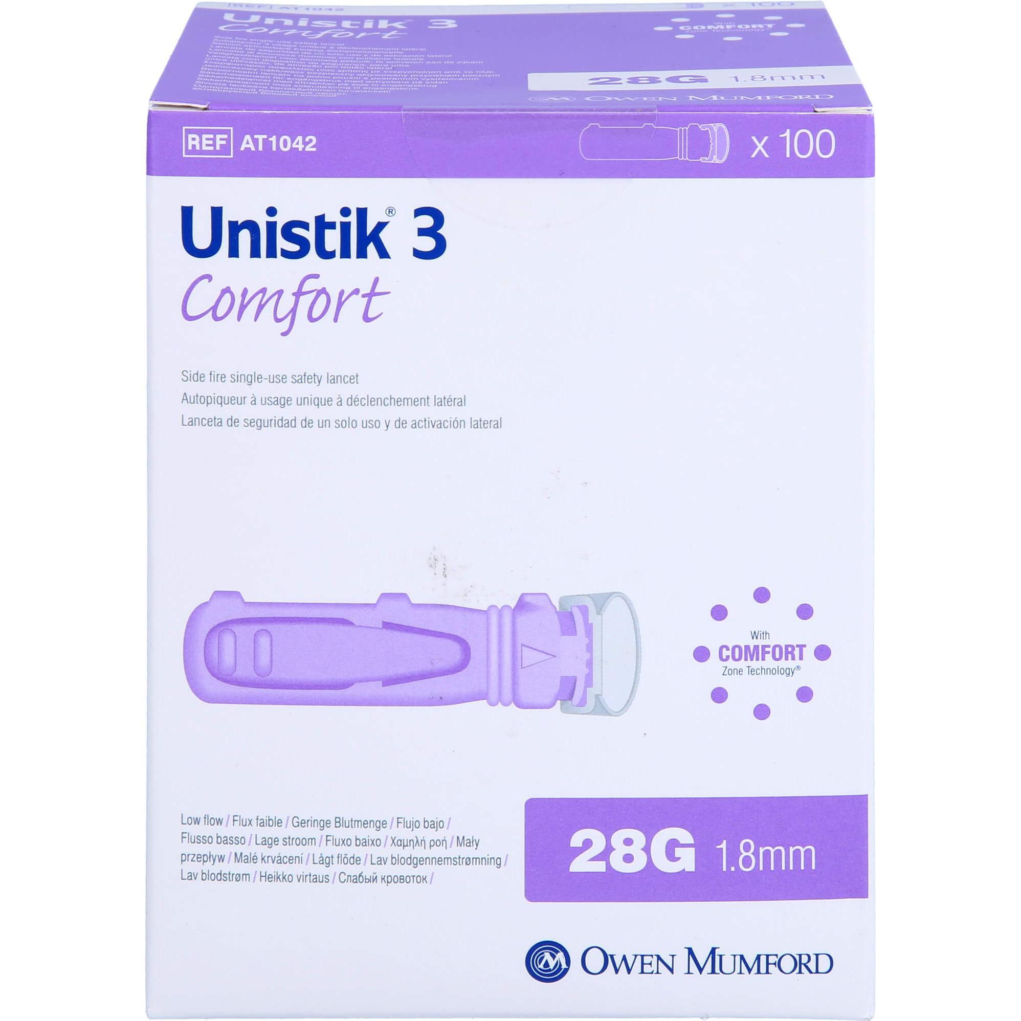 Thumbnail - Owen Mumford, Bluttest, Sicherheitslanzetten Comfort (Lanzette)