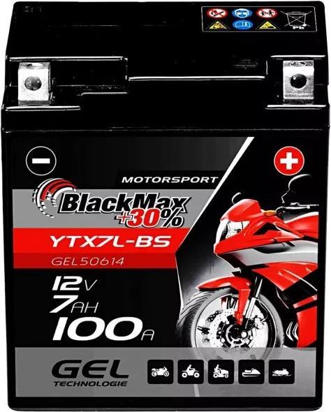 BlackMax YTX7L-BS (12 V, 7 Ah, 100 A)