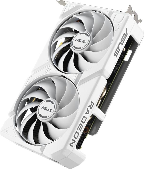 Actual product image ASUS DUAL-RX9060XT-16G-WHITE 16GB GDDR6 HDMI DP (16 GB)