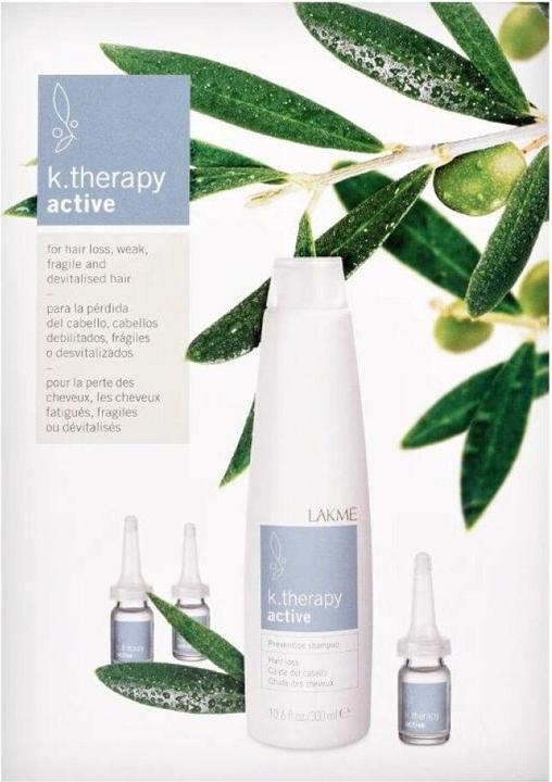 Produktbild Lakmé Lakme active pack K.Therapy kit 300 ml+ 8x6 ml (Haarpflege set)