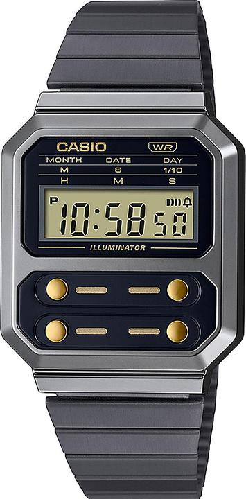 Casio Zegarek A100WEGG -1A2EF (Digitaluhr, 33 mm)