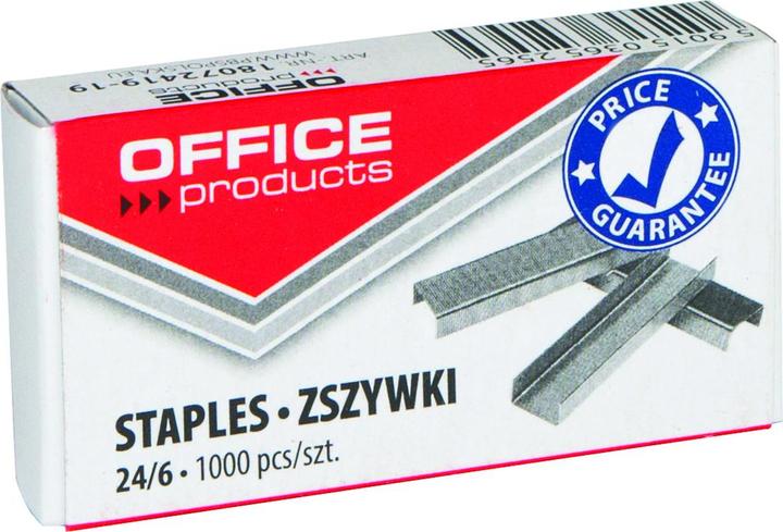 Produktbild Office Products Heftklammern 24/6, 1000 stück (1000 x)