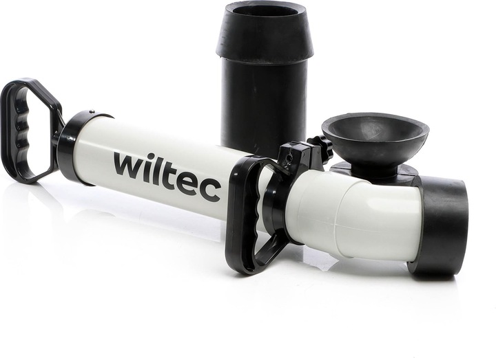 Image du produit Wiltec Pompe déboucheur haute pression pour Nettoyage de tuyaux rapide Drains d’évier de Toilettes – Débouc