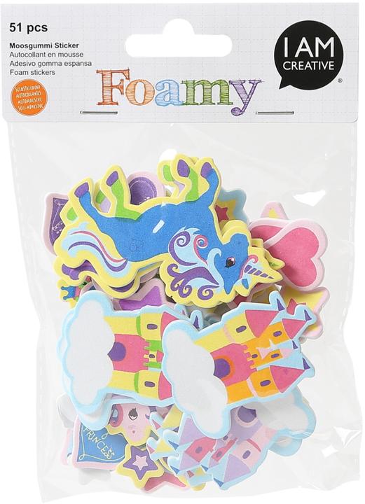 Actual product image I Am Creative Sponge rubber shapes