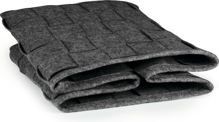 Produktbild N8werk Aufbewahrungskorb Filz 40 cm Dunkelgrau (1 x, 40 cm)