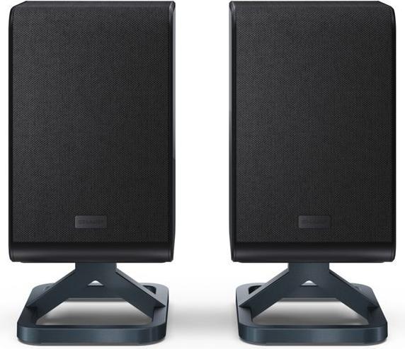 Produktbild Sharp Speakers HT-SPR52021(BK) Q Soundbar 2.0.2 Wireless Rear Surround Speakers, Black | (200 W, 2.0.2 Kanal)