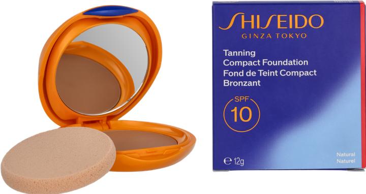 Actual product image Shiseido Sun Make-up Tanning Compact Foundation SPF 10 Natural / 12 g (Natural)