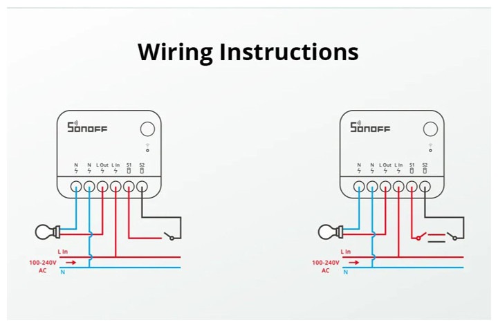 Nährwerte und Zutaten Sonoff Minir4m (Schaltaktor)