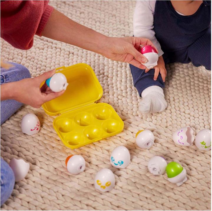 Actual product image Tomy Squeak eggs in box