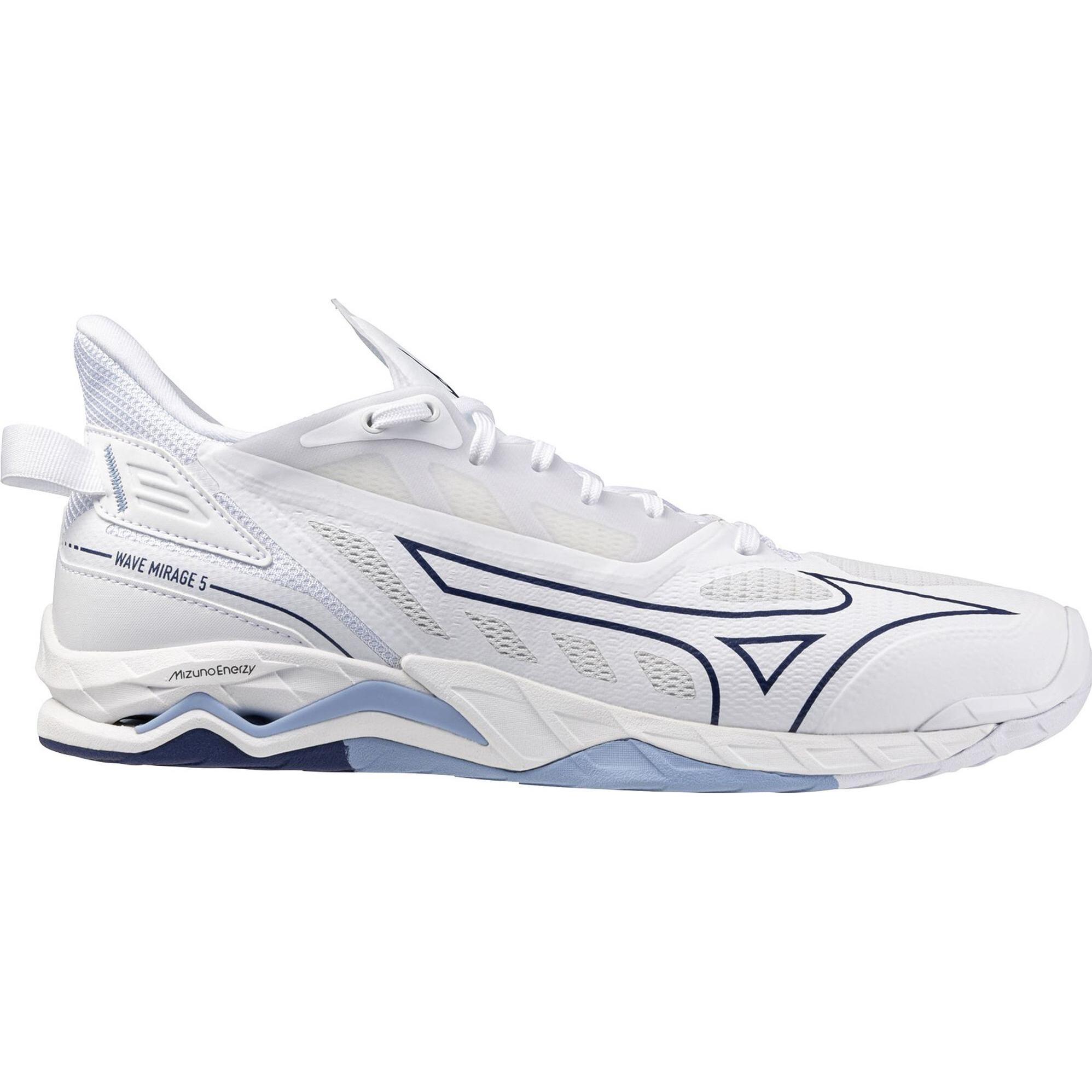 Mizuno, Unisex, Hallenschuhe, Wave Mirage 5 (42), Weiss