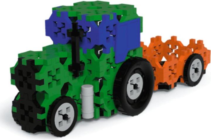 Produktbild Trefl Klocki Connect - Śmieciarka / Traktor M