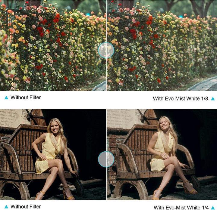 Image du produit H&Y HD EVO White Mist 1/8 Filter Kit 95mm (95 mm, Filtre Black Mist)