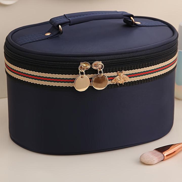 Actual product image Only-Bags.Store Waterproof nylon cosmetic bag with large capacity, portable travel make-up organiser