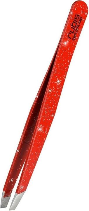 Immagine prodotto Rubis Pinzetta obliqua Inox Sparkle rosso