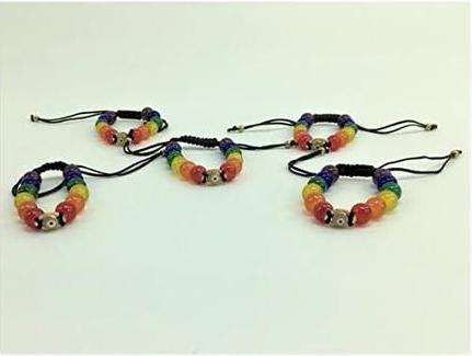 Immagine prodotto Bracciale Con Occhio Turco E Bandiera Lgbt