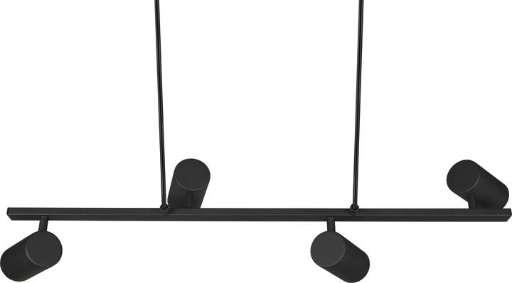 Produktbild Trio Marley -riippuvalaisin, 4-osainen, GU10, mattamusta (GU10)