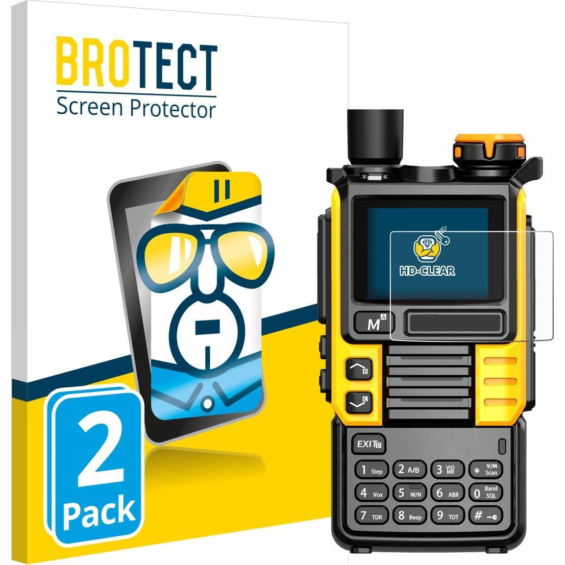 BROTECT Schutzfolie Displayschutz Displayschutzfolie Folie Klar Transparent, Walkie-Talkie Zubehör
