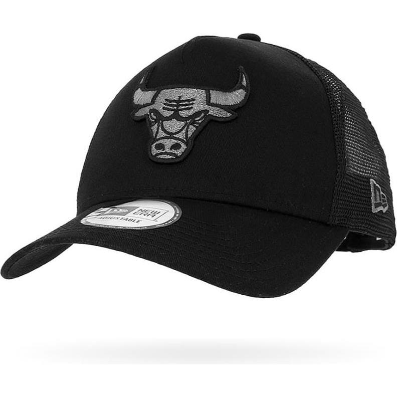 New Era, Herren, Cap, Chicago Bulls, Schwarz, (One Size)
