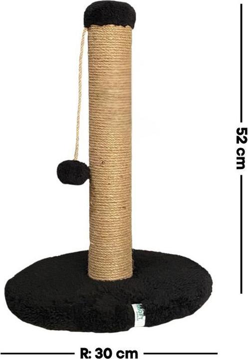 Immagine prodotto Paws & Whiskers Coris Cat Scratching Board (52 cm, Nero)