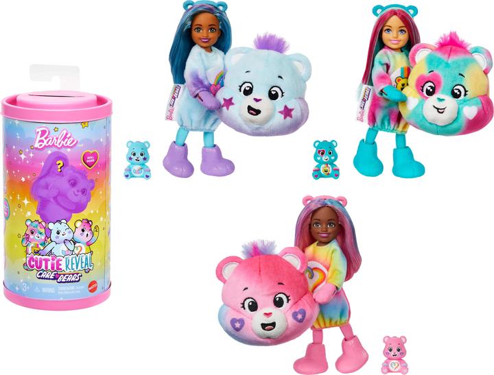 Barbie Licensed Cutie Reveal x Care Bears Series 2 Chelsea Assortment