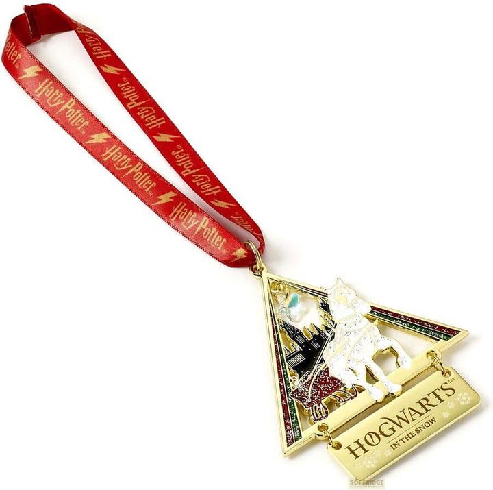 Produktbild Harry Potter Christbaumschmuck Hogwarts in the Snow (Goldfarben)