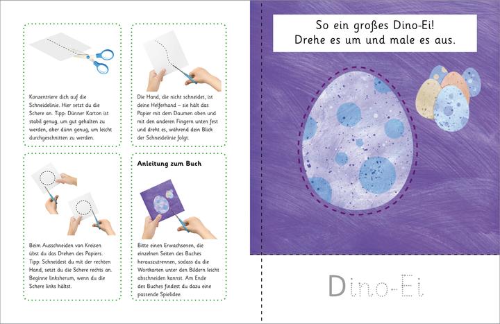 Actual product image Tessloff Snipping fun. Dinos. Cutting - Painting - Tracing
