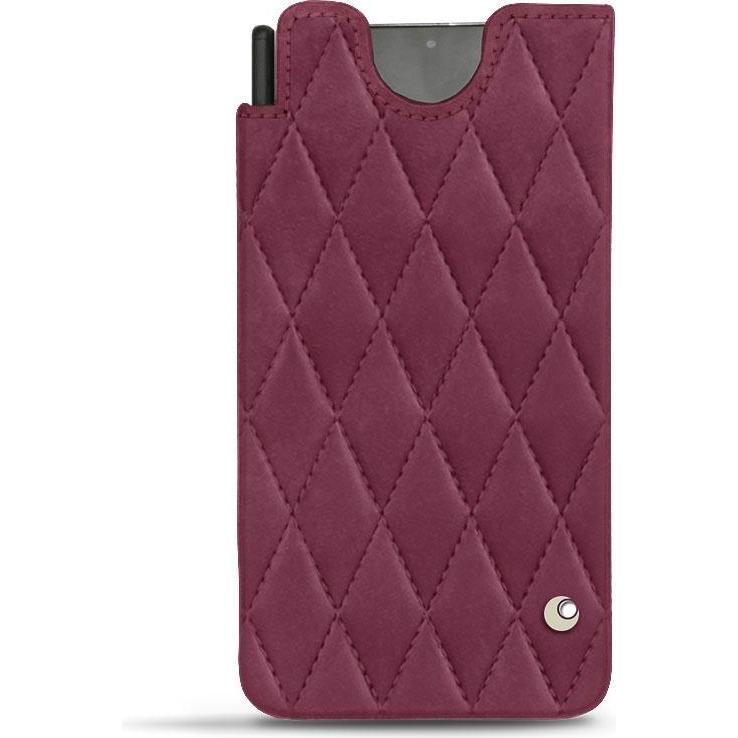 Noreve Lederschutzhülle (Samsung Galaxy S21 Ultra), Smartphone Hülle, Violett