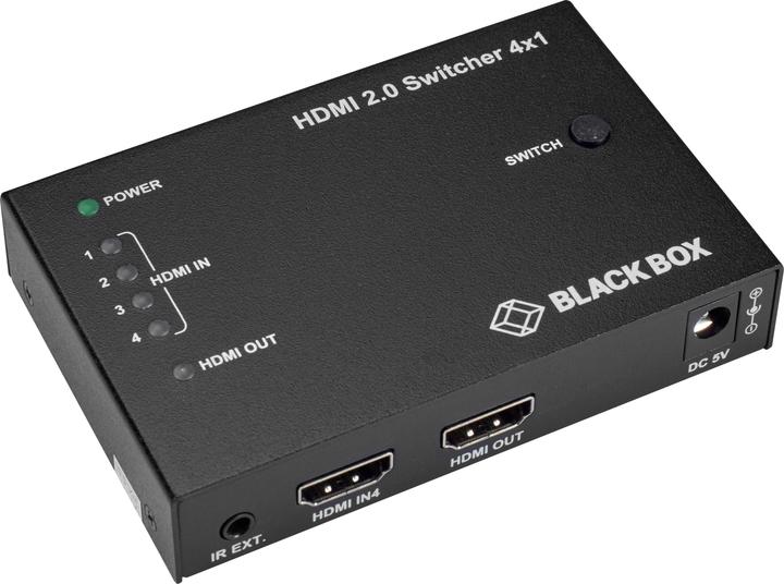 Immagine prodotto Black Box 4-PORT HDMI 2.0 VIDEO SWITCH